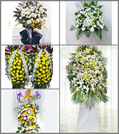青海果洛州久治县索呼日麻乡白事花篮预定